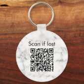 クワガタQRコード昆虫芸術昆虫学 キーホルダー (裏面)