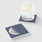 クワズル·ナタール·ハウイックの月 ストーンコースター (横)