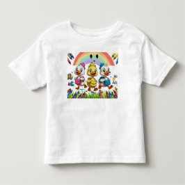 「クワックと幼稚園へ！" – かわいいアヒルのバックトゥスクール トドラーTシャツ