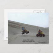 クワッドザデューンズオレゴン州沿岸砂おもしろい4輪 ポストカード (正面/裏面)