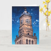 クワッドシティクリスマスカード カード (黄色い花)