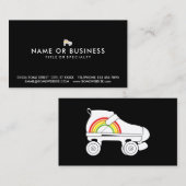 クワッドスケートレインボー 名刺 (正面/裏面)