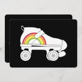 クワッドスケートレインボー 招待状 (正面/裏面)