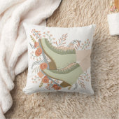 クワッドスケートローラースケートパステル装飾用クッション クッション (ブランケット)