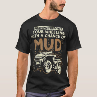 クワッドドライバオフロードフォーホイーラーエンデューロギフトアイディア Tシャツ
