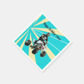 クワッドバイク/ ATV スタンダードカクテルナプキン (角)