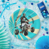 クワッドバイク/ ATV ペーパープレート (パーティー)