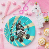 クワッドバイク/ ATV ペーパープレート (パーティー)