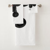 クワッドバイクatv漫画イラストレーション バスタオルセット (インサイチュ)