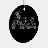 クワッド進化四輪ATV 4ホイーラー セラミックオーナメント (右)