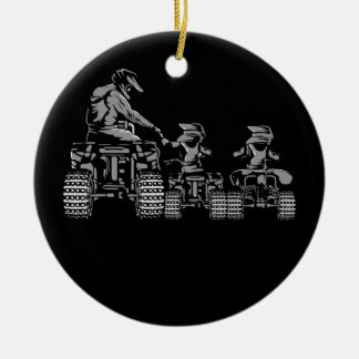 クワッド進化四輪ATV 4ホイーラー セラミックオーナメント