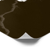 クワッド。オレンジサンセット。 ポスター (角)