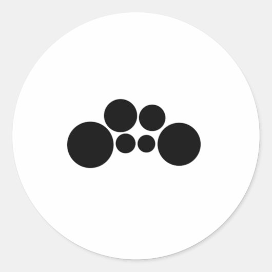 クワッド – 2つのスポーク ラウンドシール (正面)