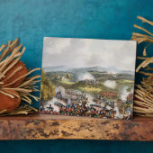 クワトル・ブラスの戦い、1815年6月16日、「The M」より フォトプラーク (側面)