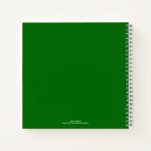 クワパーソナライズされたンザ ノートブック (裏面)