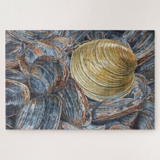 クワホッグとアサリ30x20 ジグソーパズル (横)