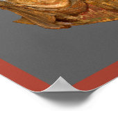 クワンインまたは神中国の神の慈悲 ポスター (角)