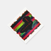 クワンザお祝い スタンダードカクテルナプキン (角)