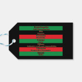 クワンザの七つの原則（横） ギフトタグ (裏面横)