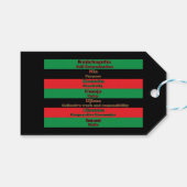 クワンザの七つの原則（横） ギフトタグ (正面(横))