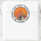 クワンザの七原則 ラウンドシール (バッグ)