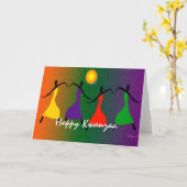 クワンザの願い カード (黄色い花)