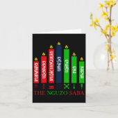 クワンザの7つの原則 カード (黄色い花)