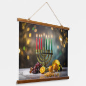 クワンザァ - キナラ -  吊り下げ型タペストリー (傾斜あり)