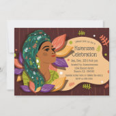 クワンザァ・パーティ・セレブレーション 招待状 (正面)