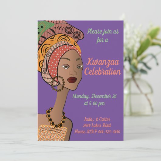 クワンザアのお誘い 招待状 (スタンド正面)