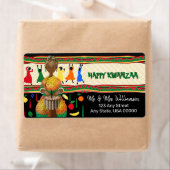 クワンザアフリカンアメリカンホリデー ラベル (インサイチュ)