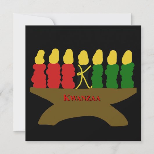 クワンザアート ノートカード (正面)