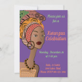 クワンザア 招待状 (正面)