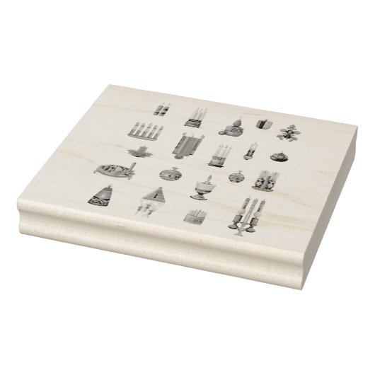 クワンザインスパイアーデザインウッドアートスタンプ ラバースタンプ (スタンプ)