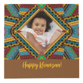 クワンザカスタムア明るい色のダイヤモンドパター フォトキューブ (右)