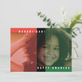 クワンザカラーズフォトカード カード (スタンド正面)