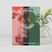 クワンザカラーズフォトカード カード (スタンド正面)