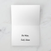 クワンザカラーズレッド黒緑ストライプ模様 カード (内部)