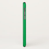 クワンザカラーズレッド黒緑ストライプ模様 Case-Mate iPhoneケース (裏面/左)