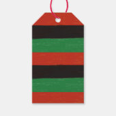 クワンザカラー ギフトタグ (正面)