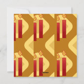 クワンザグリーツジョイズハッピーウィンターお祝い シーズンカード (裏面)