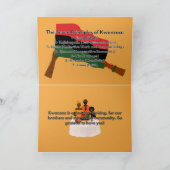 クワンザグリーティングカード サンキューカード (内部)