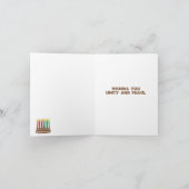 クワンザグリーティングカード – Unity and Peace シーズンカード (内部)