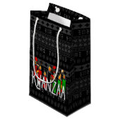 クワンザダンサーとUnity Cupアフリカ系アメリカ人 スモールペーパーバッグ (正面アングル)