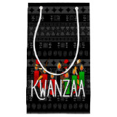 クワンザダンサーとUnity Cupアフリカ系アメリカ人 スモールペーパーバッグ (正面)