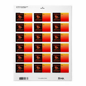 クワンザダンサー ラベル (フルシート)