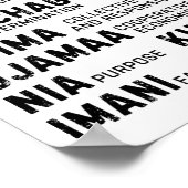 クワンザハッピークワンザ9 ポスター (角)