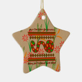 クワンザヘビ セラミックオーナメント (右)