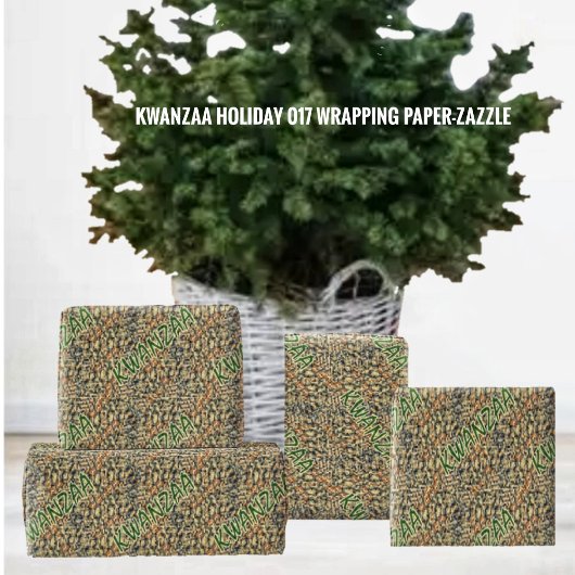 クワンザホリデイ017 ラッピングペーパー