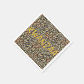 クワンザホリデイ–31 スタンダードカクテルナプキン (角)